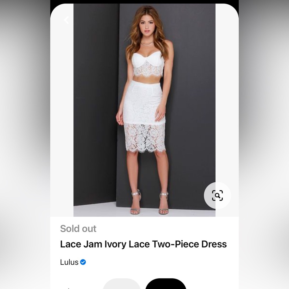 Sold out! 2 piece lace set